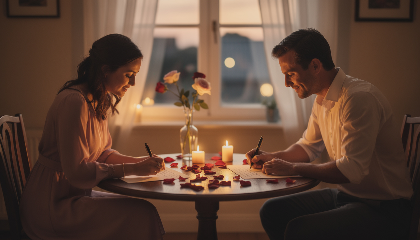 découvrez comment écrire un long texte d'amour touchant et sincère pour lui exprimer vos sentiments profonds avec authenticité et émotion.